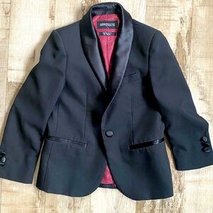 Boys Black Suit Jacket Blazer Opposuits NWOT